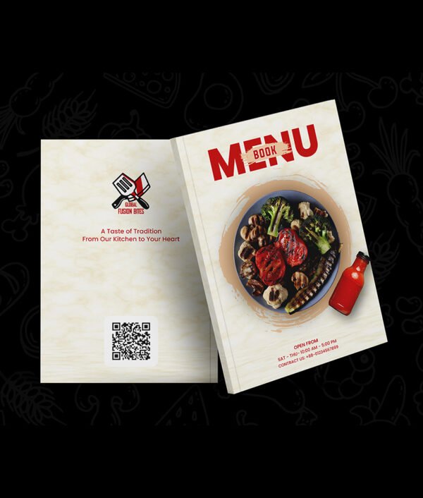 Menu Design print