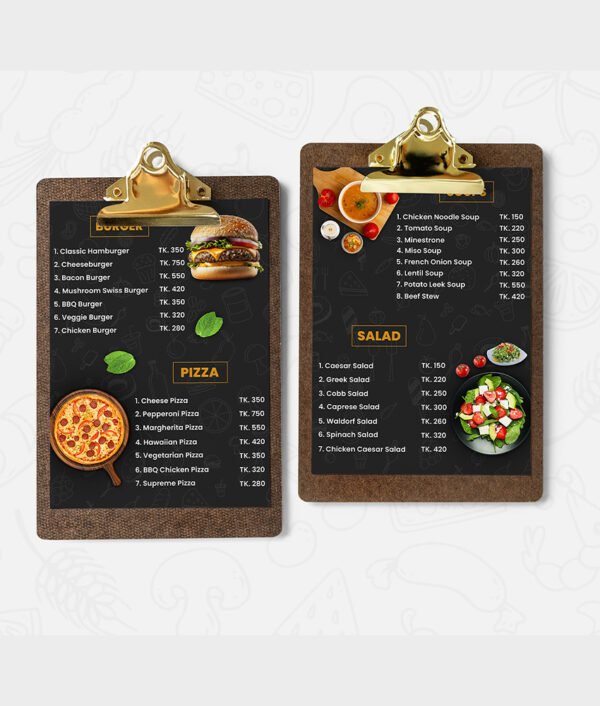 Menu Design print - Image 2